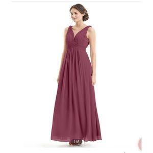 Azazie Bridesmaid dress (Mulberry) size 6